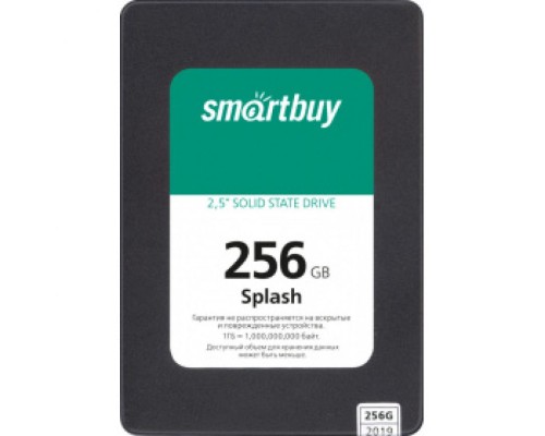 Накопитель SSD 2.5'' SmartBuy SBSSD-256GT-MX902-25S3 Splash 256GB SATA 6Gb/s TLC 560/500MB/s IOPS 84K/78K MTBF 1.5M 7mm