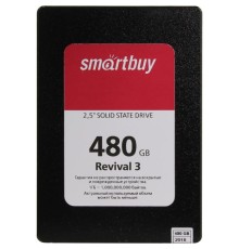 Накопитель SSD 2.5'' SmartBuy SB480GB-RVVL3-25SAT3 Revival 3 480GB SATA-III TLC 3D NAND PS3111 550/460 IOPS 81K MTBF 1.8M 7mm Bulk