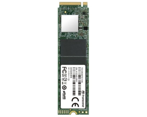 Накопитель SSD M.2 2280 Transcend TS128GMTE110S 110S 128GB TLC 3D NAND PCIe Gen3x4 NVMe 1700/1500MB/s 160K/140K IOPS MTBF 1M RTL