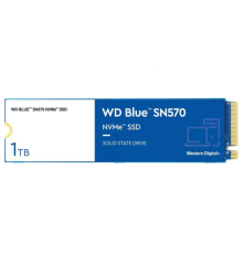 Накопитель SSD M.2 2280 Western Digital WDS100T3B0C Blue SN570 NVMe 1TB PCIe Gen3 x4 NVMe v1.4 TLC 3500/3000MB/s IOPS 460K/450K 600TBW MTTF 1.5M