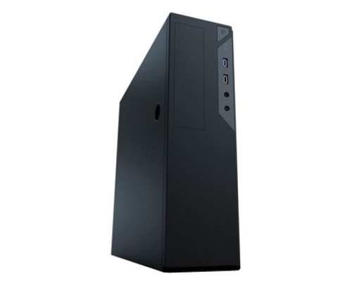 Корпус mATX Powerman/Inwin EL501BK 6116779 черный 300W (USB 3.0x2, Audio),