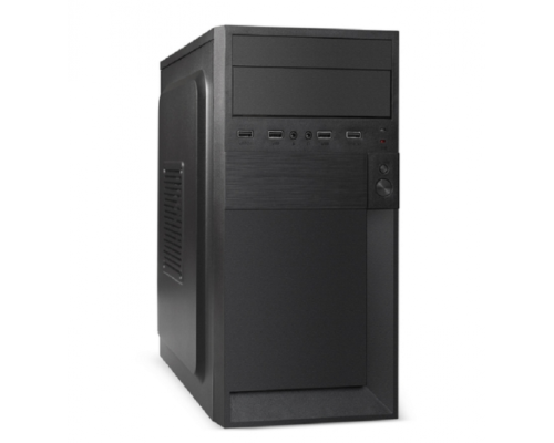 Корпус для компьютера ExeGate BAA-105-01-AAA450 (mATX, БП AAA450) black