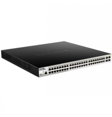 Коммутатор D-link DGS-1210-52MPP/ME/B3A L2 10/100/1000Base-T и 4 портами 1000Base-X SFP