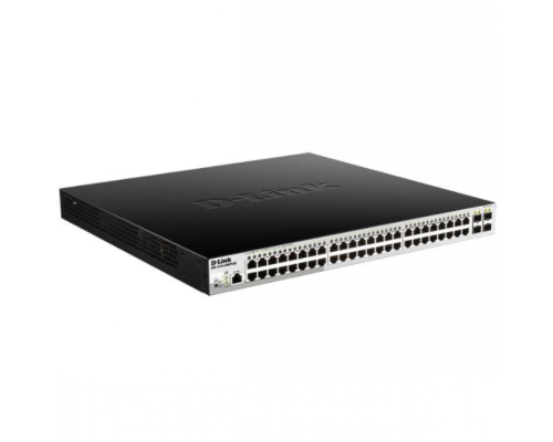 Коммутатор D-link DGS-1210-52MPP/ME/B3A L2 10/100/1000Base-T и 4 портами 1000Base-X SFP