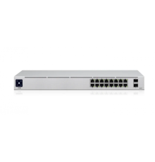 Коммутатор UBIQUITI 16PORT 1000M 2SFP POE USW-16-POE