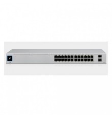 Коммутатор UBIQUITI 24PORT 1000M 2SFP POE USW-24-POE