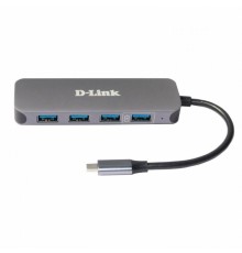 USB-хаб D-Link DUB-2340/A1A, grey