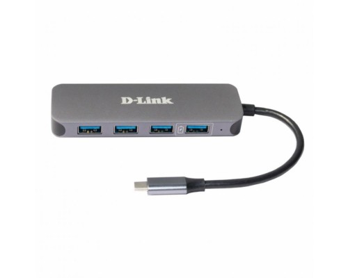 USB-хаб D-Link DUB-2340/A1A, grey