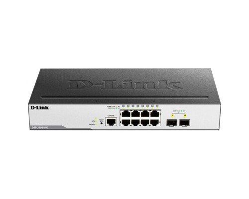 Коммутатор D-Link DGS-3000-10L/B1A 8G 2SFP