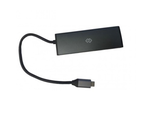 USB-хаб Digma HUB-2U3.0СH-UC-G grey