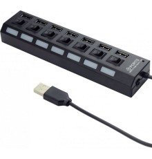 USB-хаб Gembird UHB-U2P7-02, black