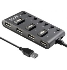 USB-хаб Ginzzu GR-487UB, black