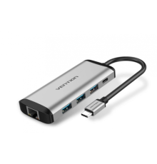 USB-хаб Vention USB-C 3 port USB3.1+ LAN