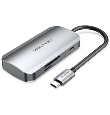 USB-хаб Vention TNHHB 3-port USB3.0 Hub + SD/microSD Card Reader