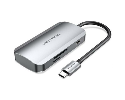 USB-хаб Vention TNHHB 3-port USB3.0 Hub + SD/microSD Card Reader