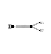 Кабель Broadcom Cable, U.2 Enabler, HD (SFF8643) -to- OCuLink (SFF8612), 1m, Used with Supermicro & Intel systems us