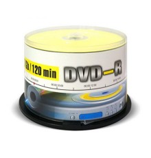 DVD-диск Mirex 4.7 Gb, 16x, Cake Box (50)