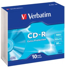 CD-диск Verbatim 700МБ 52x Slim (10шт)