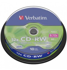 CD-диск Verbatim CD-RW 80