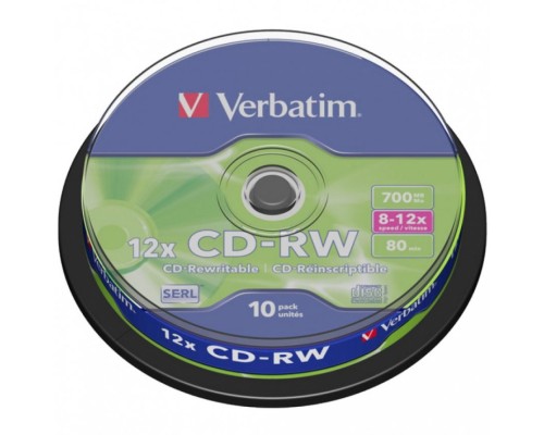 CD-диск Verbatim CD-RW 80