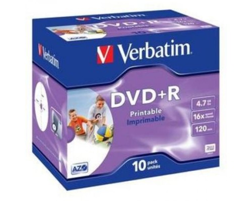 DVD-диск Verbatim DVD-R Printable (43508)