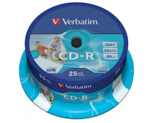 CD-диск Verbatim Printable, Cake Box