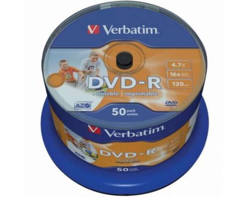 DVD-диск Verbatim DVD-R Printable (43533)