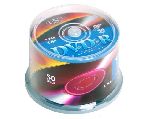 Диск VS DVD-R 4.7 Gb Cake Box 50 шт