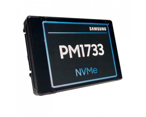 Накопитель SSD 2.5'' Samsung MZWLR1T9HBJR-00007 PM1733 EVT2 1.92TB U.2 PCIe Gen4 NVMe 7000/2400MB/s IOPS 800K/100K MTBF 2M 1DWPD