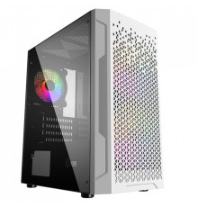 Корпус для компьютера Powercase Mistral Micro Z3W Mesh LED White