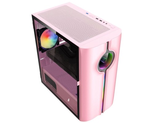 Корпус для компьютера 1STPLAYER INFINITE SPACE IS3 Pink mATX