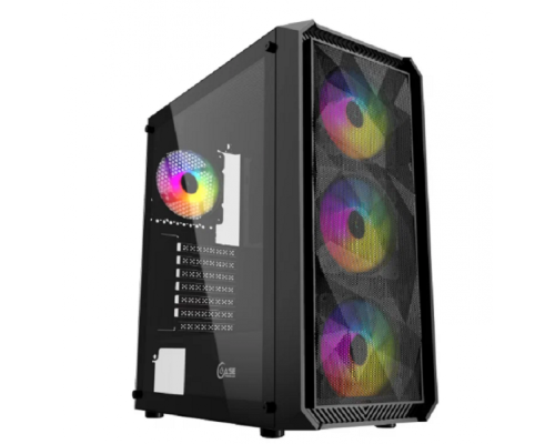 Корпус для компьютера Powercase ATX Mistral Edge 4x 120mm без БП, black