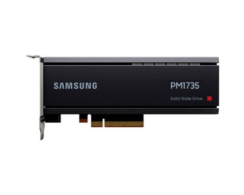 Накопитель SSD HH/HL PCIe Card Samsung MZPLJ6T4HALA-00007 PM1735 6.4TB PCIe Gen4 x8 TLC 8000/3800MB/s IOPS 1500K/250K MTBF 2M