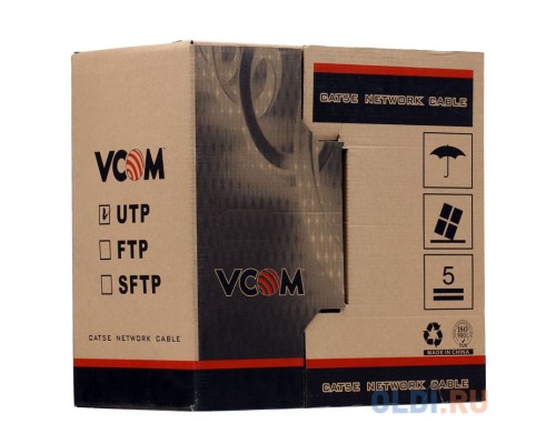 Кабель сетевой VCOM UTP 5e, 305 м (VNC1100)