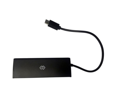 USB-хаб Digma HUB-4U2.0-UC-B black