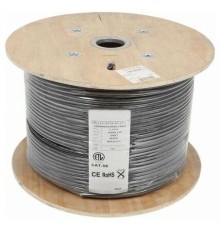 Кабель Lanmaster LAN-5EUTP-WP-OUT U/UTP 4X2X24AWG PE 305 м, black