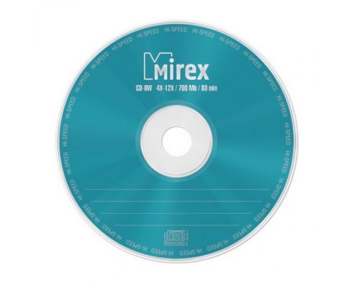 CD-диск Mirex 700 Mb, Slim Case (1 шт)