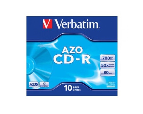 CD-диск Verbatim Crystal AZO (10 шт)