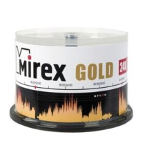 CD-диск Mirex 700 Mb, UL120054A8B, Gold, Cake Box (50 шт)