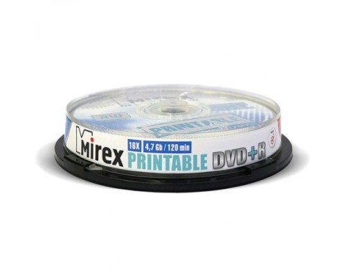 DVD-диск Mirex DVD+R 4.7Gb (10 шт.)