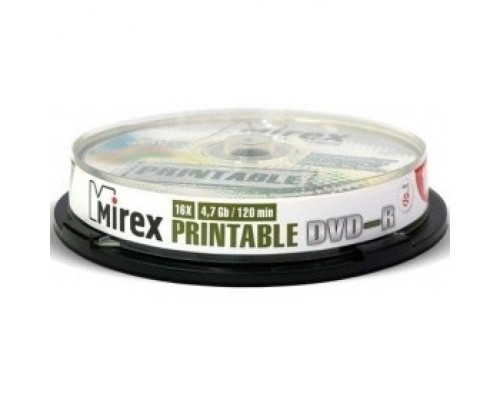 DVD-диск Mirex UL130003A1L Cake Box (10)