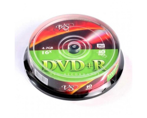 DVD-диск VS DVD+R 4,7 GB 16x CB/10