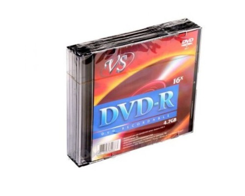 DVD-диск VS 4.7 Gb, Ink Printable (5 шт)