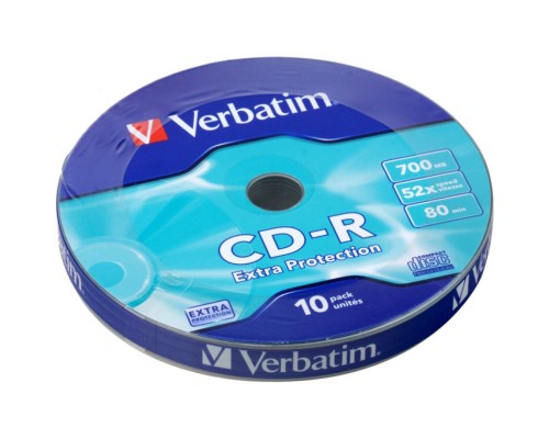 CD-диск Verbatim 700Мб 52x (10шт)