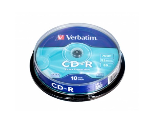 CD-диск Verbatim 700МБ 52x Cake Box (10шт)