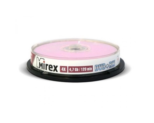 DVD-диск Mirex 4.7 Gb, UL130022A4L, Cake Box (10 шт)