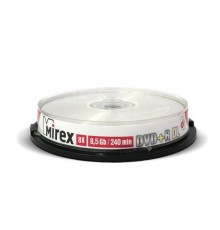 DVD-диск Mirex 8.5 Gb, UL130069A8L, Dual Layer (10 шт.)