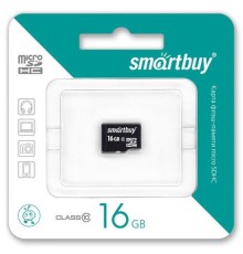 Карта памяти SmartBuy microSDHC 16GB