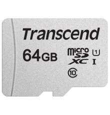 Карта памяти Transcend microSDXC TS64GUSD300S (64 Gb, UHS-I, U1)