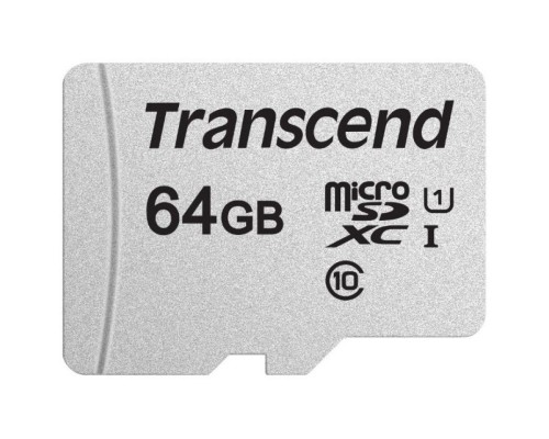 Карта памяти Transcend microSDXC TS64GUSD300S (64 Gb, UHS-I, U1)